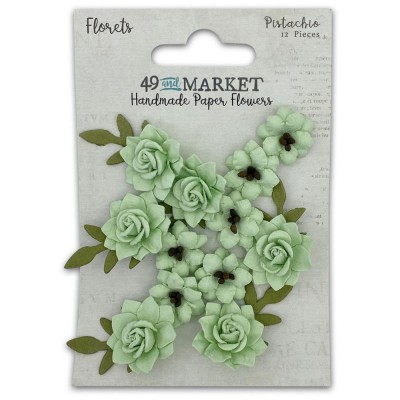 49 & Market - Collection «Florets » couleur «Pistachio» 12pcs